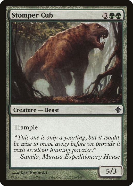 Stomper Cub in the group Magic the Gathering / Types / Colors / Green at Proxyprinters.com (50256)