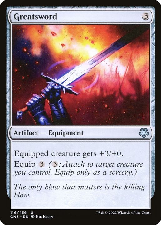 Greatsword in the group Magic the Gathering / Sets / Gatecrash Promos at Proxyprinters.com (50257)