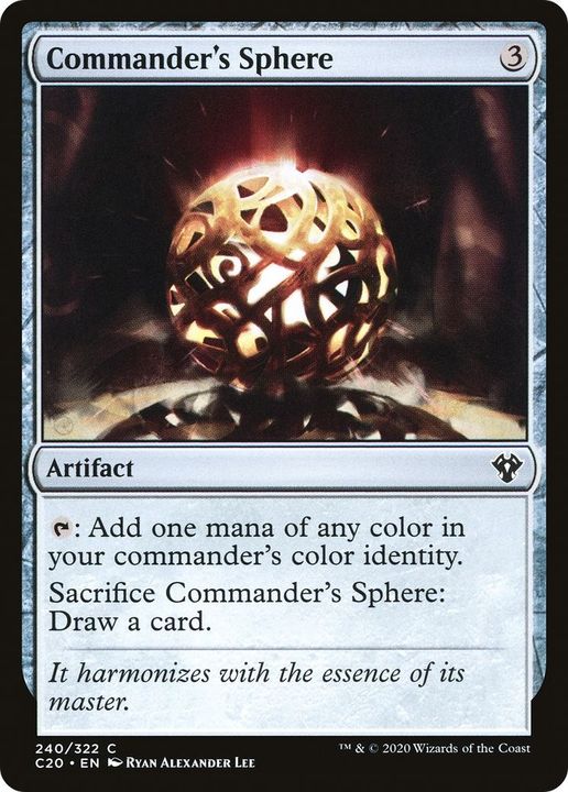 Commander's Sphere in the group Magic the Gathering / Sets / Commander 2020 at Proxyprinters.com (50262)