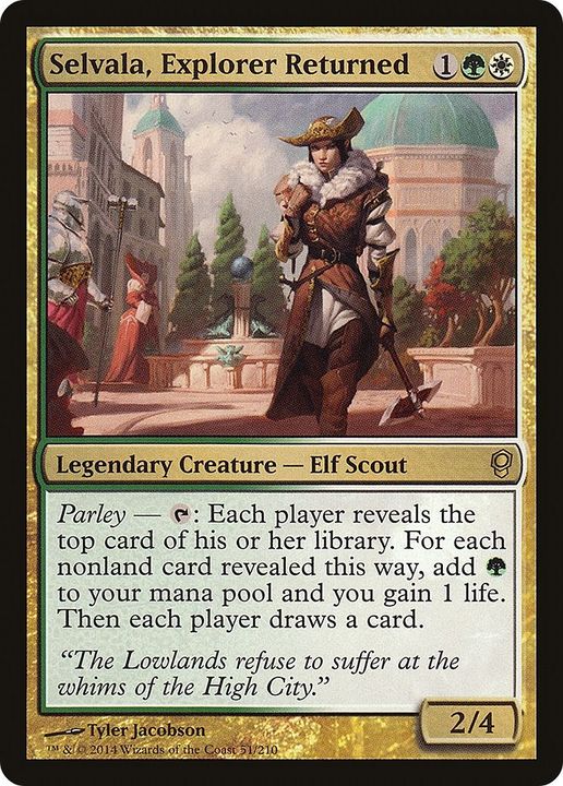 Selvala, Explorer Returned in the group Magic the Gathering / Types / Colors / Multicolors / G, W at Proxyprinters.com (50285)