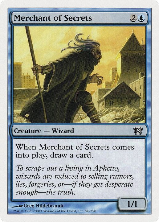 Merchant of Secrets in the group Magic the Gathering / Types / Creatures / Wizard at Proxyprinters.com (50309)