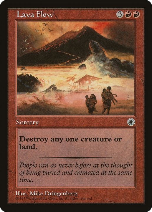 Lava Flow in the group Magic the Gathering / Types / Colors / Red at Proxyprinters.com (50316)