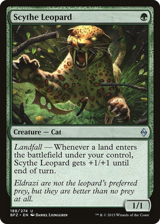 Scythe Leopard in the group Magic the Gathering / Types / Colors / Green at Proxyprinters.com (50326)