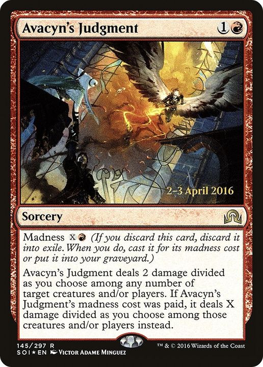 Avacyn's Judgment in the group Magic the Gathering / Types / Colors / Red at Proxyprinters.com (50329)