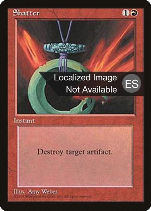 Shatter in the group Magic the Gathering / Sets / Fourth Edition Foreign Black Border at Proxyprinters.com (50333)