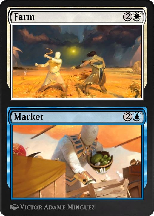 Farm // Market in the group Magic the Gathering / Sets / Amonkhet Remastered at Proxyprinters.com (50352)