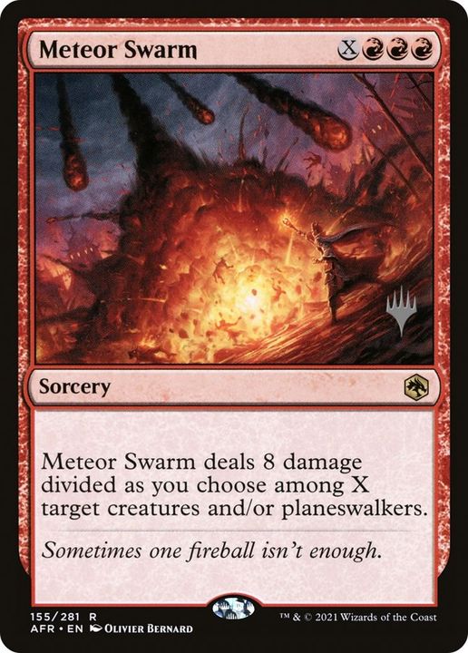 Meteor Swarm in the group Magic the Gathering / Sets / Adventures in the Forgotten Realms Promos at Proxyprinters.com (50362)