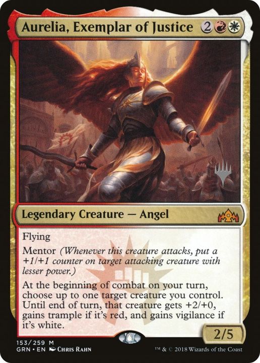 Aurelia, Exemplar of Justice in the group Magic the Gathering / Sets / Guilds of Ravnica Promos at Proxyprinters.com (50392)