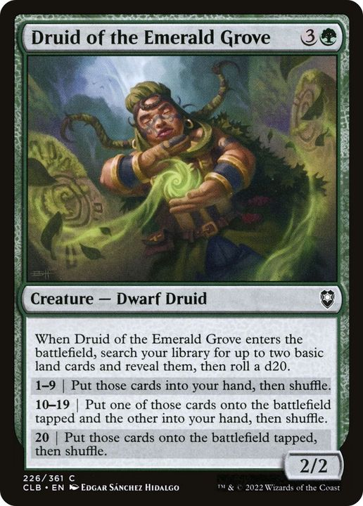 Druid of the Emerald Grove in the group Magic the Gathering / Types / Colors / Green at Proxyprinters.com (50396)