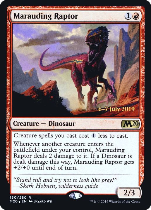 Marauding Raptor in the group Magic the Gathering / Types / Colors / Red at Proxyprinters.com (50405)