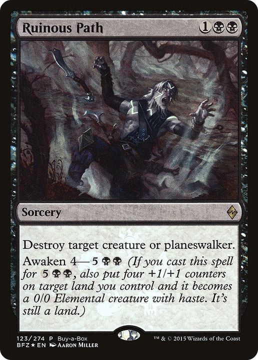 Ruinous Path in the group Magic the Gathering / Types / Colors / Black at Proxyprinters.com (50438)