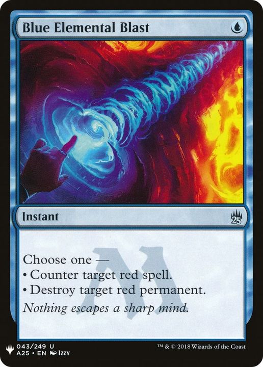 Blue Elemental Blast in the group Magic the Gathering / Sets / The List at Proxyprinters.com (50446)