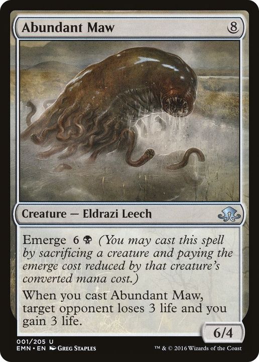 Abundant Maw in the group Magic the Gathering / Types / Colors / Colorless at Proxyprinters.com (50457)