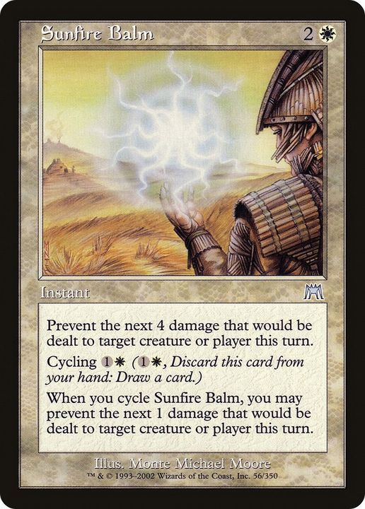 Sunfire Balm in the group Magic the Gathering / Types / Colors / White at Proxyprinters.com (5046)