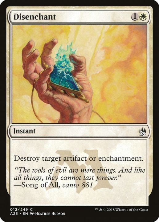 Disenchant in the group Magic the Gathering / Types / Colors / White at Proxyprinters.com (50461)