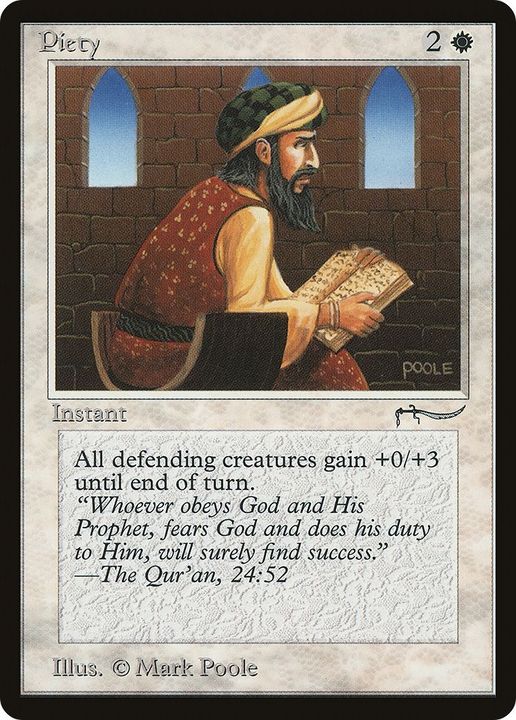 Piety in the group Magic the Gathering / Types / Colors / White at Proxyprinters.com (50472)