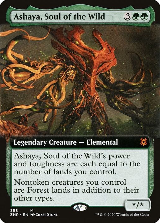 Ashaya, Soul of the Wild in the group Magic the Gathering / Types / Colors / Green at Proxyprinters.com (50504)