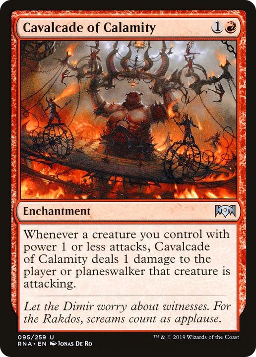 Cavalcade of Calamity in the group Magic the Gathering / Types / Enchantment / Enchantment at Proxyprinters.com (50534)