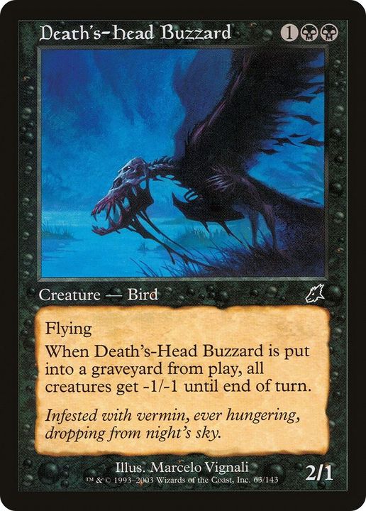 Death's-Head Buzzard in the group Magic the Gathering / Types / Colors / Black at Proxyprinters.com (50547)