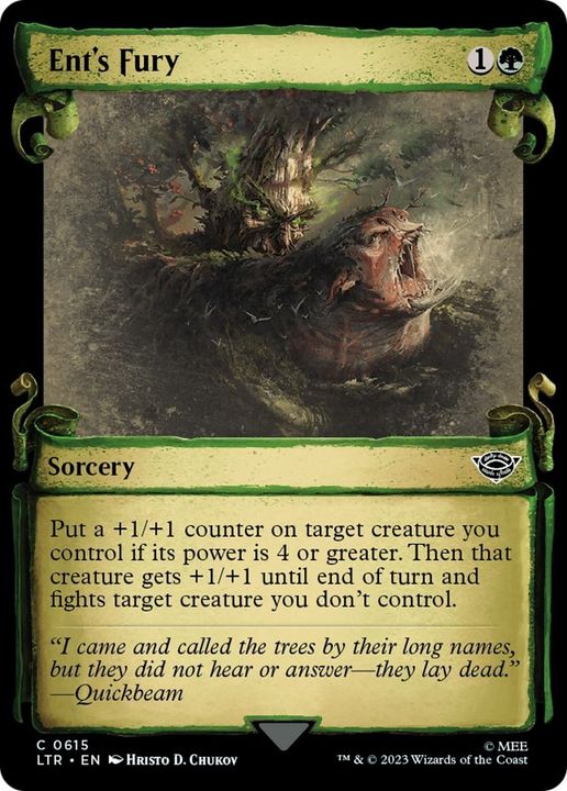 Ent's Fury in the group Magic the Gathering / Types / Colors / Green at Proxyprinters.com (50552)