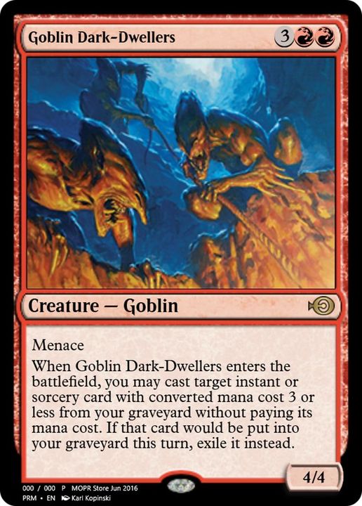 Goblin Dark-Dwellers in the group Magic the Gathering / Types / Creatures / Goblin at Proxyprinters.com (50556)