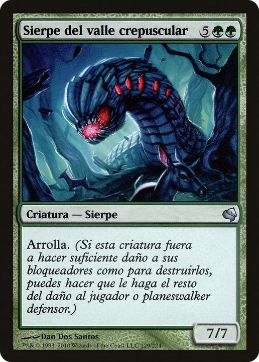 Duskdale Wurm in the group Magic the Gathering / Types / Colors / Green at Proxyprinters.com (50557)