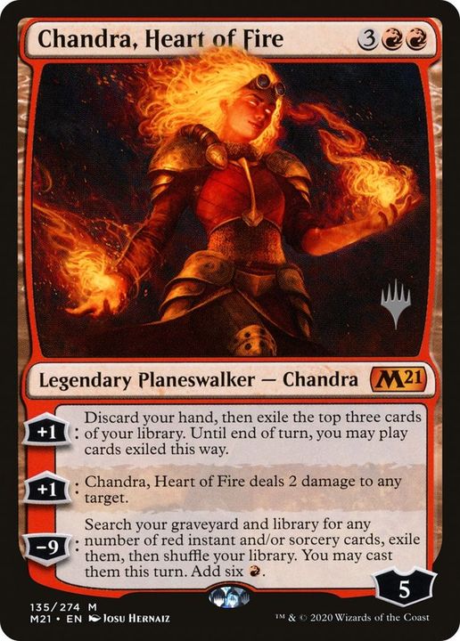 Chandra, Heart of Fire in the group Magic the Gathering / Sets / Core Set 2021 Promos at Proxyprinters.com (50563)