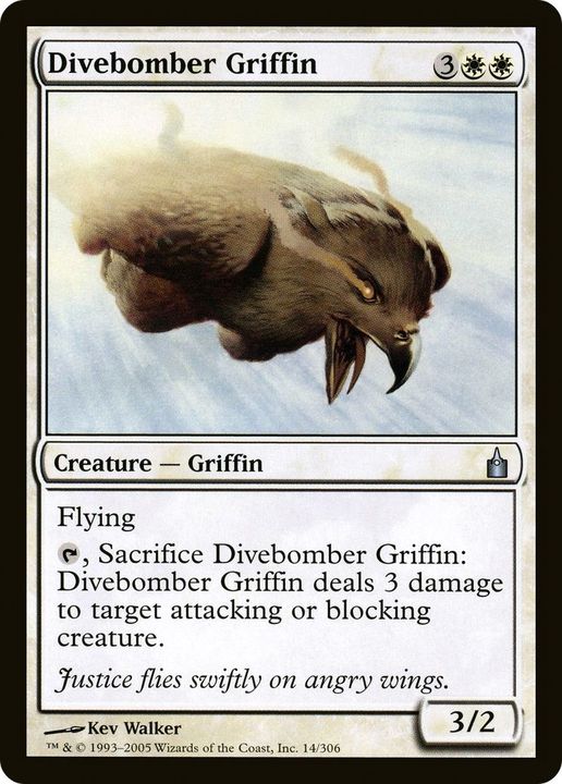 Divebomber Griffin in the group Magic the Gathering / Types / Colors / White at Proxyprinters.com (50573)