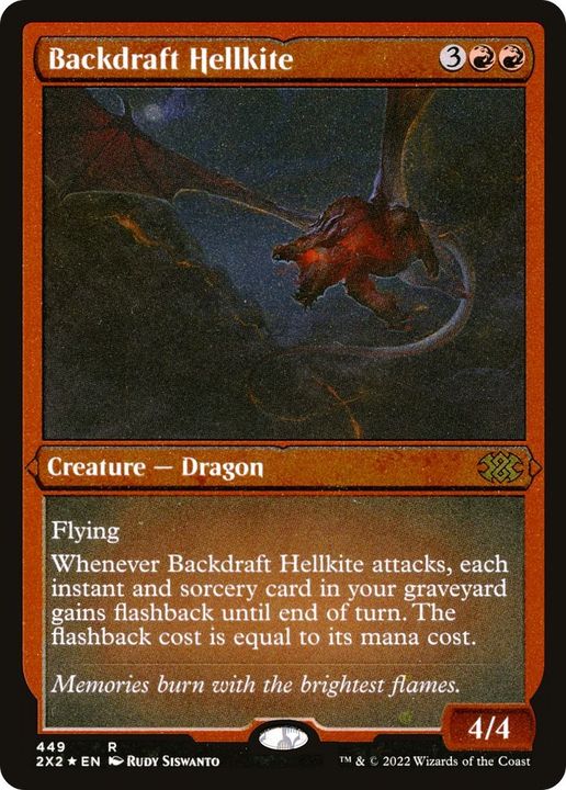 Backdraft Hellkite in the group Magic the Gathering / Types / Colors / Red at Proxyprinters.com (5058)