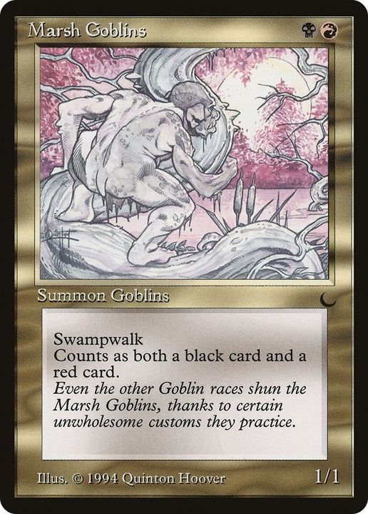 Marsh Goblins in the group Magic the Gathering / Types / Colors / Multicolors / B, R at Proxyprinters.com (50580)