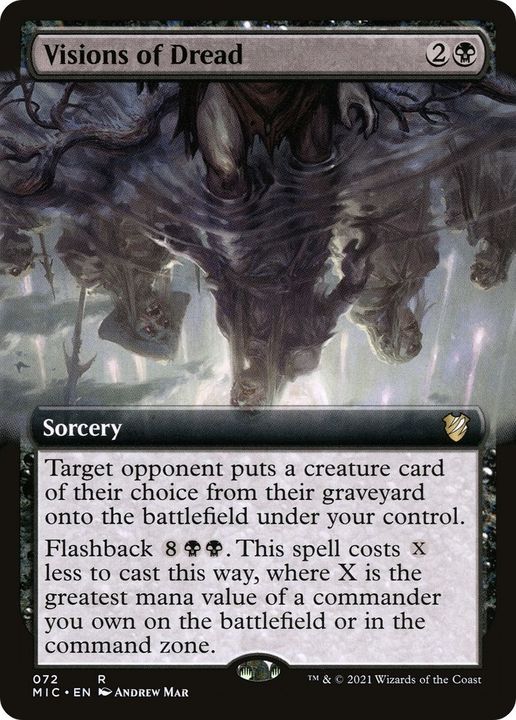 Visions of Dread in the group Magic the Gathering / Types / Colors / Black at Proxyprinters.com (50585)