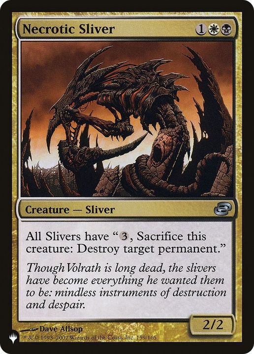 Necrotic Sliver in the group Singles at Proxyprinters.com (50593)