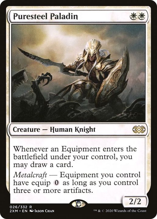 Puresteel Paladin in the group Magic the Gathering / Sets / Double Masters at Proxyprinters.com (50604)