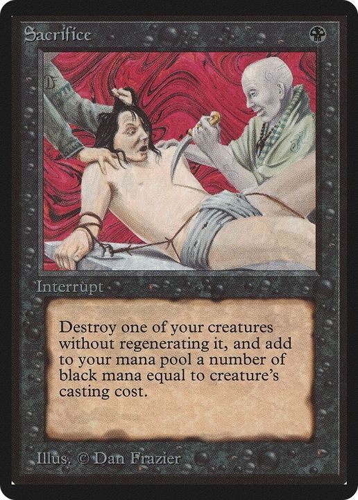 Sacrifice in the group Magic the Gathering / Types / Colors / Black at Proxyprinters.com (50606)