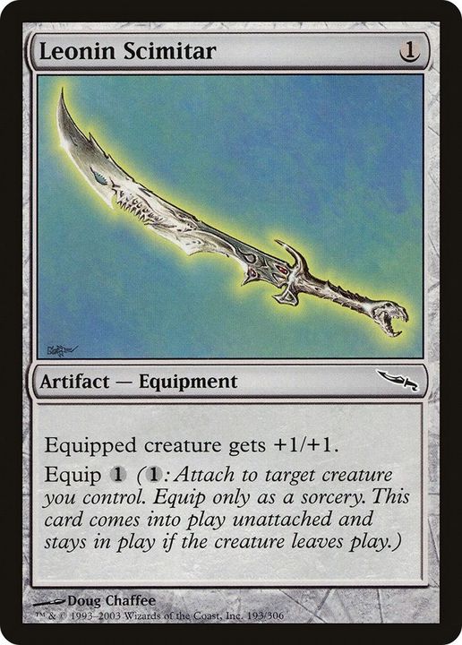 Leonin Scimitar in the group Magic the Gathering / Types / Artifacts / Artifact at Proxyprinters.com (50610)