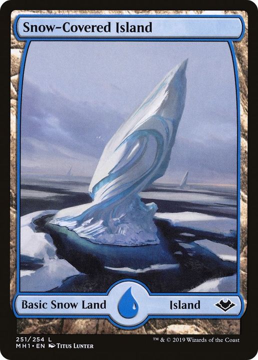 Snow-Covered Island in the group Magic the Gathering / Types / Land / Island at Proxyprinters.com (50614)