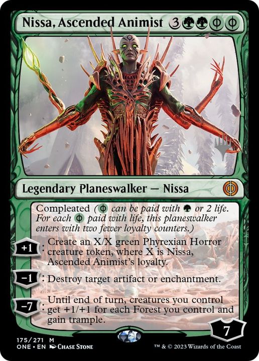 Nissa, Ascended Animist in the group Magic the Gathering / Types / Colors / Green at Proxyprinters.com (50620)