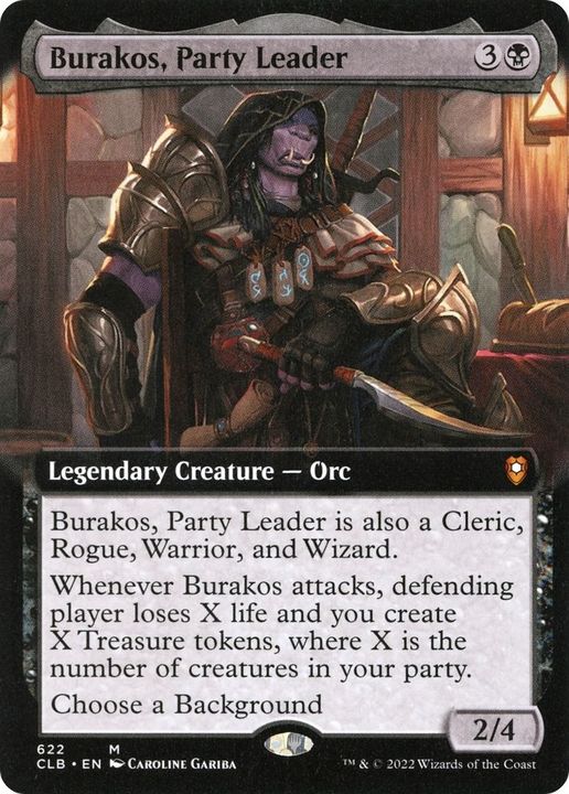 Burakos, Party Leader in the group Magic the Gathering / Types / Colors / Black at Proxyprinters.com (50628)