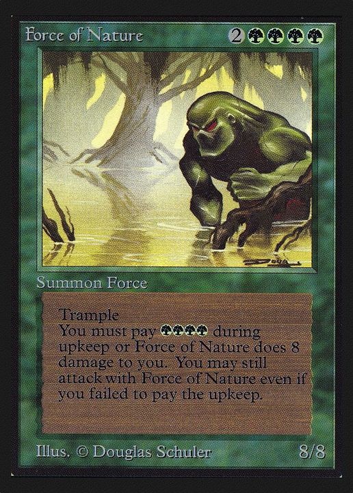 Force of Nature in the group Magic the Gathering / Types / Colors / Green at Proxyprinters.com (50633)