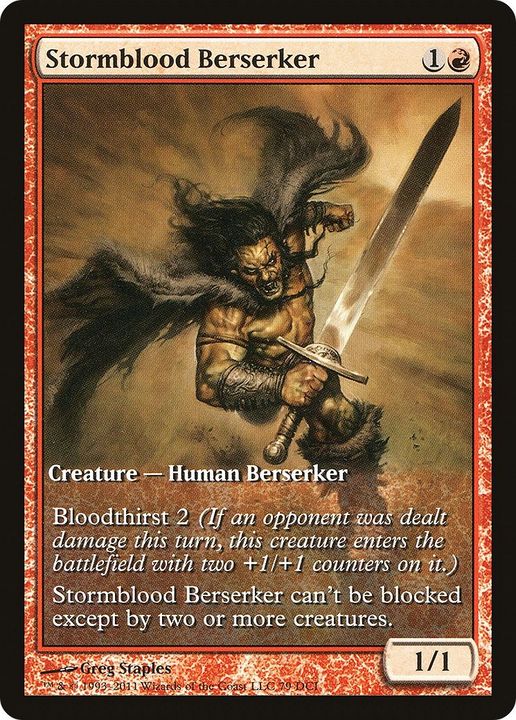 Stormblood Berserker in the group Magic the Gathering / Sets / Dark Ascension Promos at Proxyprinters.com (50685)