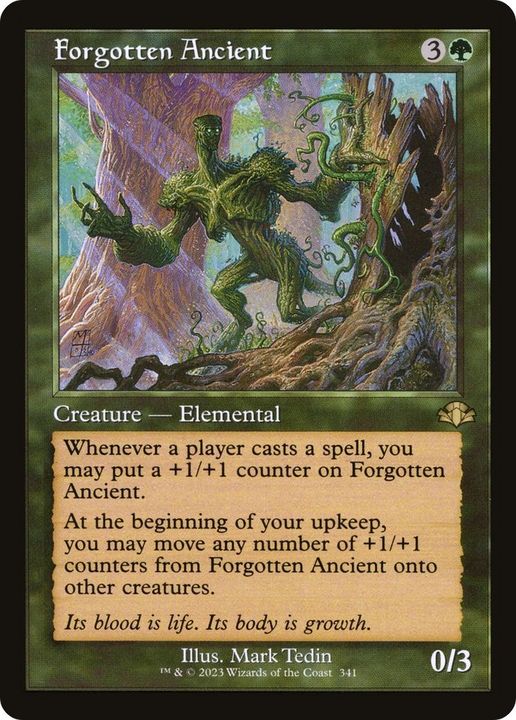 Forgotten Ancient in the group Magic the Gathering / Types / Colors / Green at Proxyprinters.com (50703)