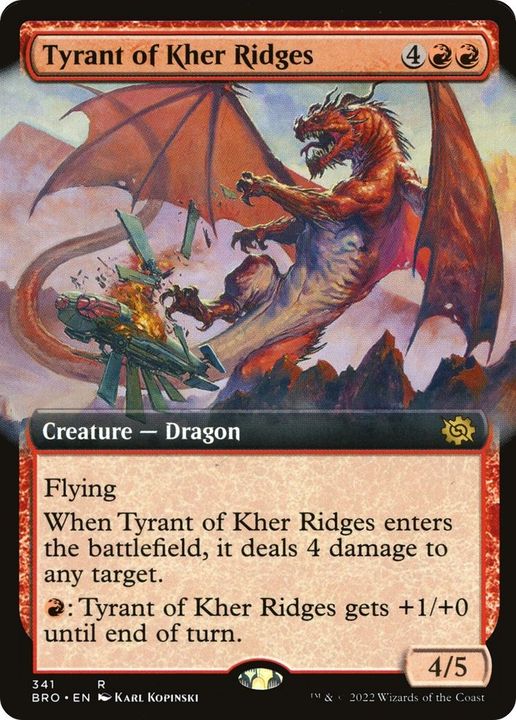 Tyrant of Kher Ridges in the group Magic the Gathering / Types / Colors / Red at Proxyprinters.com (50704)