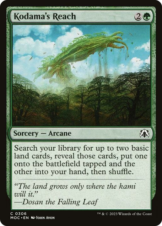 Kodama's Reach in the group Magic the Gathering / Types / Colors / Green at Proxyprinters.com (50709)