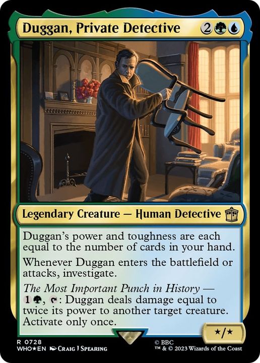 Duggan, Private Detective in the group Magic the Gathering / Sets / Doctor Who at Proxyprinters.com (5071)