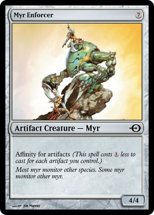 Myr Enforcer in the group Magic the Gathering / Types / Colors / Colorless at Proxyprinters.com (50726)