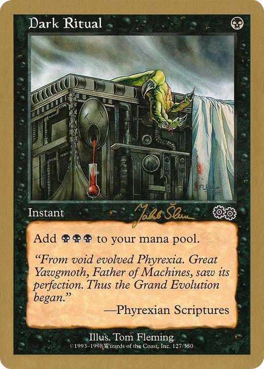 Dark Ritual in the group Magic the Gathering / Types / Colors / Black at Proxyprinters.com (50748)