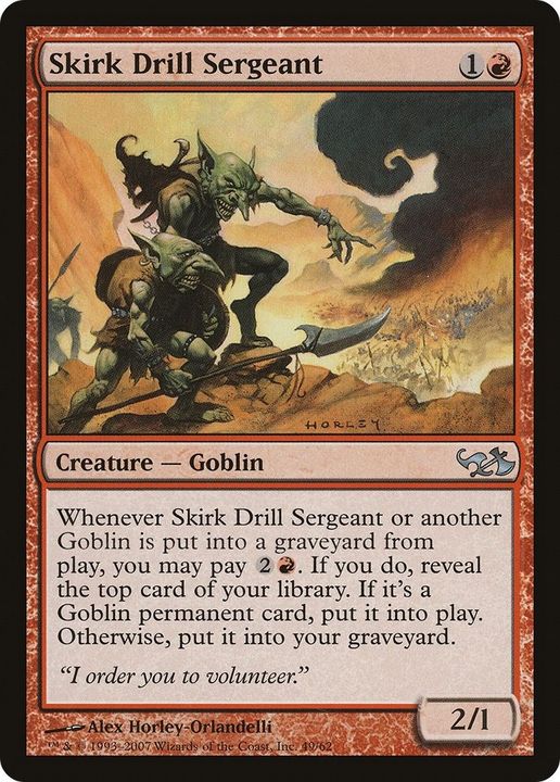 Skirk Drill Sergeant in the group Magic the Gathering / Types / Creatures / Goblin at Proxyprinters.com (50752)