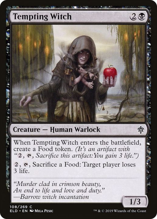 Tempting Witch in the group Magic the Gathering / Types / Creatures / Human at Proxyprinters.com (50753)