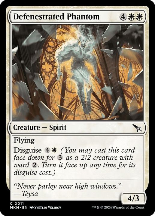 Defenestrated Phantom in the group Magic the Gathering / Types / Colors / White at Proxyprinters.com (50757)