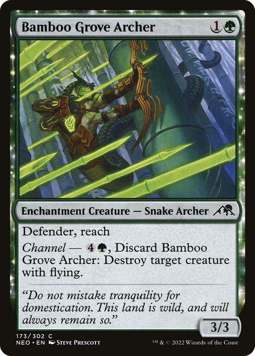 Bamboo Grove Archer in the group Magic the Gathering / Types / Colors / Green at Proxyprinters.com (50795)